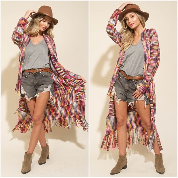 LAst 1‼️ Yarn Cable Knit Cardigan - Picture 4 of 6